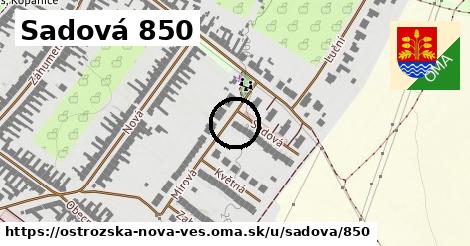 Sadová 850, Ostrožská Nová Ves