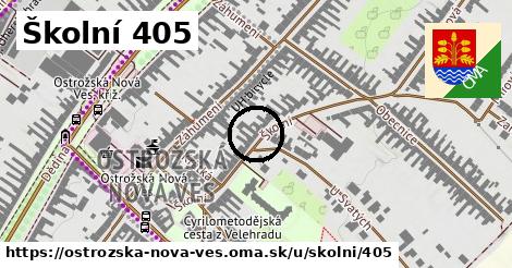 Školní 405, Ostrožská Nová Ves