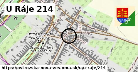 U Ráje 214, Ostrožská Nová Ves