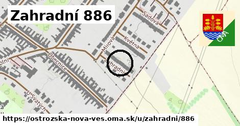 Zahradní 886, Ostrožská Nová Ves