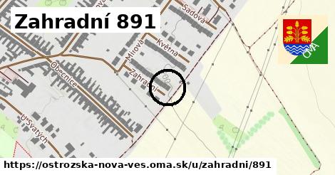 Zahradní 891, Ostrožská Nová Ves