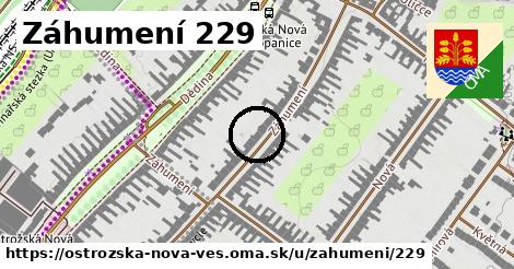 Záhumení 229, Ostrožská Nová Ves