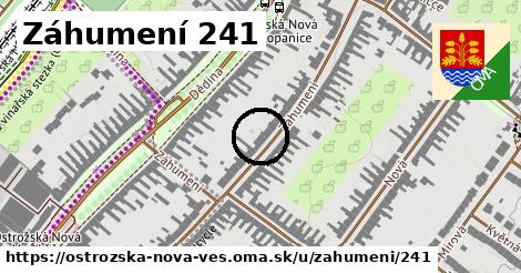 Záhumení 241, Ostrožská Nová Ves