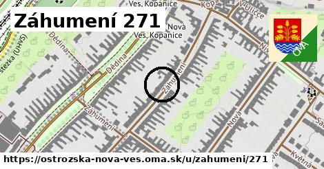 Záhumení 271, Ostrožská Nová Ves