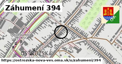 Záhumení 394, Ostrožská Nová Ves