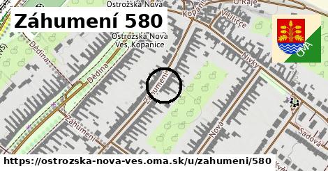 Záhumení 580, Ostrožská Nová Ves