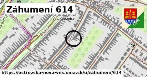 Záhumení 614, Ostrožská Nová Ves