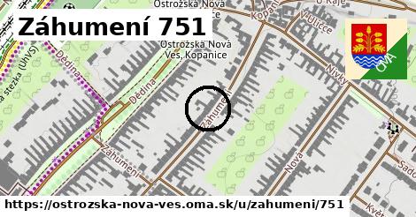 Záhumení 751, Ostrožská Nová Ves