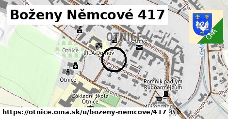 Boženy Němcové 417, Otnice