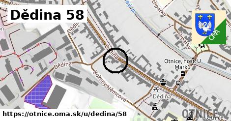 Dědina 58, Otnice