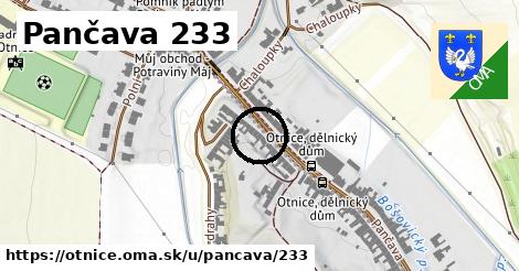 Pančava 233, Otnice