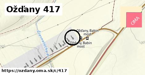 Ožďany <span class="supisne">417</span>