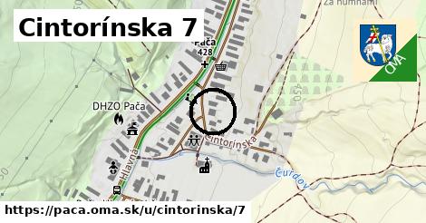 Cintorínska 7, Pača