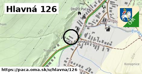 Hlavná 126, Pača