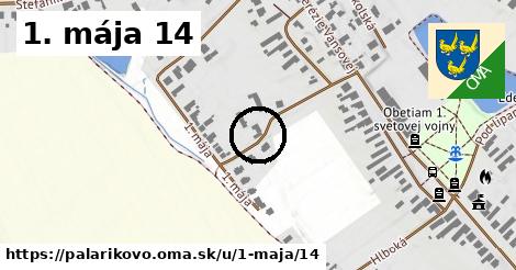 1. mája 14, Palárikovo