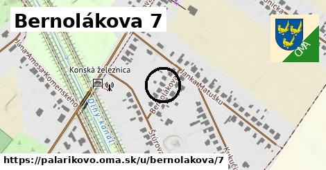 Bernolákova 7, Palárikovo