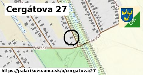 Cergátova 27, Palárikovo