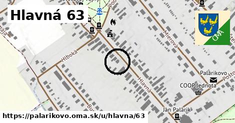 Hlavná 63, Palárikovo