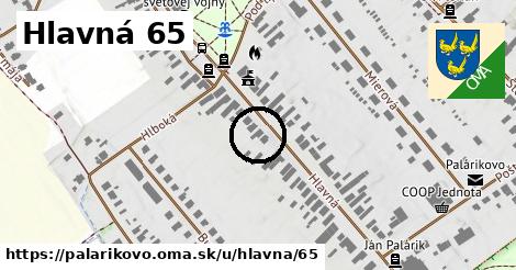 Hlavná 65, Palárikovo