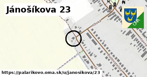 Jánošíkova 23, Palárikovo