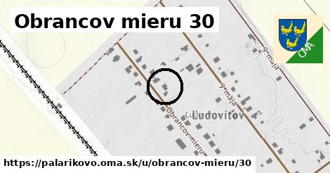 Obrancov mieru 30, Palárikovo