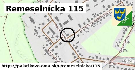 Remeselnícka 115, Palárikovo