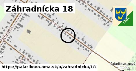 Záhradnícka 18, Palárikovo