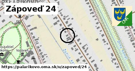 Zápoveď 24, Palárikovo