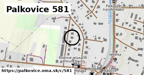 Palkovice <span class="supisne">581</span>