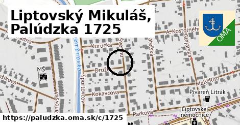 Liptovský Mikuláš, Palúdzka <span class="supisne">1725</span>