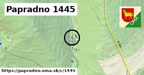 Papradno <span class="supisne">1445</span>