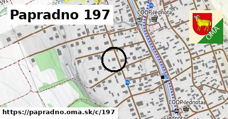 Papradno <span class="supisne">197</span>