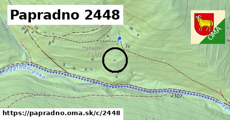 Papradno <span class="supisne">2448</span>