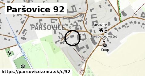 Paršovice <span class="supisne">92</span>