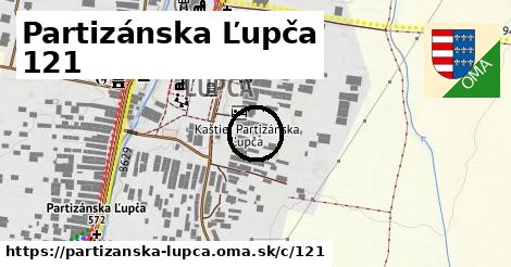 Partizánska Ľupča <span class="supisne">121</span>