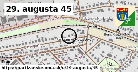 29. augusta 45, Partizánske