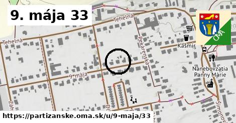 9. mája 33, Partizánske