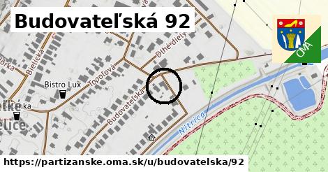 Budovateľská 92, Partizánske