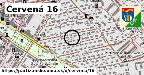 Červená 16, Partizánske