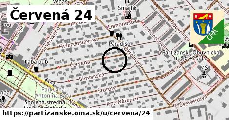 Červená 24, Partizánske