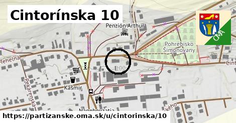 Cintorínska 10, Partizánske