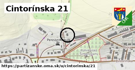 Cintorínska 21, Partizánske