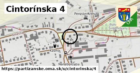 Cintorínska 4, Partizánske