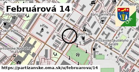 Februárová 14, Partizánske