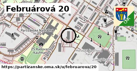 Februárová 20, Partizánske