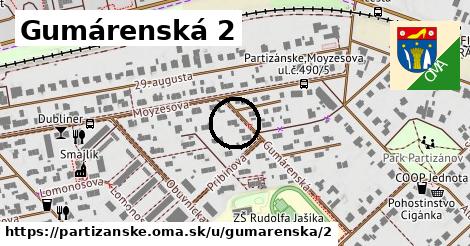 Gumárenská 2, Partizánske