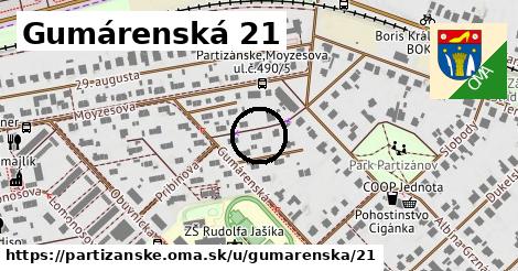 Gumárenská 21, Partizánske