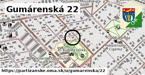 Gumárenská 22, Partizánske