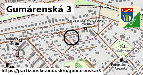 Gumárenská 3, Partizánske