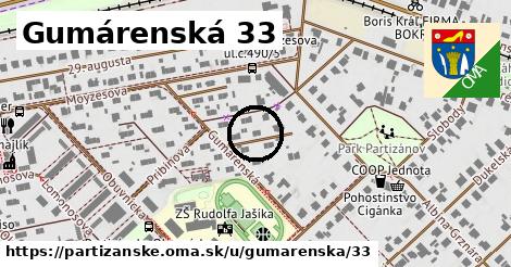 Gumárenská 33, Partizánske